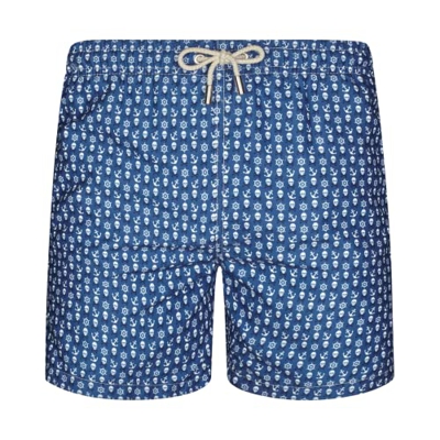 Blue coast yachting Bañador para Hombre Estampado y Secado Rápido