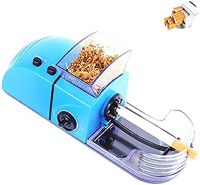 The Best Assistant For Men Who Like To Smoke, Fully Automatic Electric Cigarette Maker, Easy To Operate,Azul,Amazing23