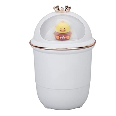 Humidificador de luz nocturna Hidratante Gran rociador fino Silencio Compacto Rociador de niebla Práctico para el hogar Dormitorio Oficina Coche 350ml