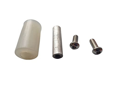 Genggeng Eje de plástico Compatible con Mini4 Accesorios de Rodillos Plegables de Scooter eléctrico (Color : White)