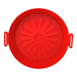 Povanjer Olla de Silicona para freidora de Aire - Olla Redonda de Silicona para freidora | Reemplazo para Revestimiento de pergamino inflamable revest en oferta