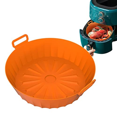 eslm Olla de Silicona para freidora de Aire,Revestimientos de Silicona de Grado alimenticio para freidora de Aire | Freidora de Aire Resistente al Cal