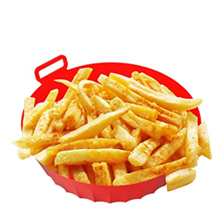 Rurbeder Revestimientos de Silicona para freidoras de Aire - Freidora de Aire Antiadherente de Silicona | Bandeja de freidora de Aire de Material de S en oferta