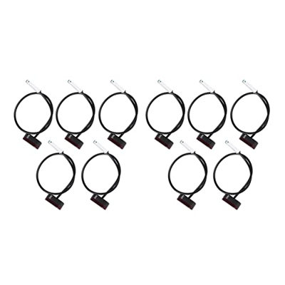 Genggeng Luces de Freno de la luz Trasera de la lámpara de la lámpara Trasera de 10 unids con la línea Compatible con Xiaomi Mijia M365 M187 Scooter e