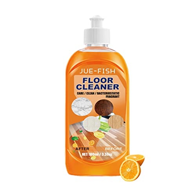 MING ZHEN Powerful Decontamination Floor Cleaner, Floor Cleaner for Wall Tiles, Hardwood and Tile, Polishing, Brightening, Decontamination - 100Ml