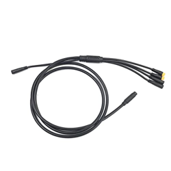 JSNKJLMN 4 En 1 Bicicleta Eléctrica 1T4/1T5 Impermeable Cable Controlador Conversión E-Bike Luz E-Bike Pantalla Acelerador Accesorios Cable en oferta
