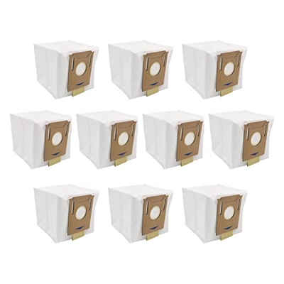X/Y 5 Pcs Bolsa de Polvo de Robot de Barrido, Paquete de 10 Bolsas de Polvo para T8 T9 T8 MAX, Accesorios para Robots de Barrido de Gran Capacidad Pie