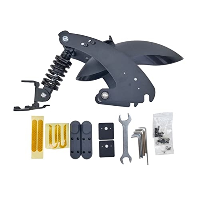 Genggeng Scooter eléctrico Amortiguador Trasero Aluminio de Aluminio Kit de Tenedor de suspensión Trasero Compatible con Ninebot MAX G30 Accesorios mo