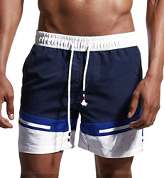 Lachi Bañador Hombre Shorts Pantalones Cortos Impermeables Pantalones Cortos de Surf Pantalones de Natación con Forro de Mallas en oferta
