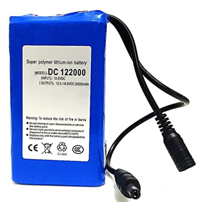 Grideto 12V 20000mAh Batería Recargable de Iones de Litio 3S2P Paquete de batería de Litio portátil para Banco de energía Herramientas de iluminación 