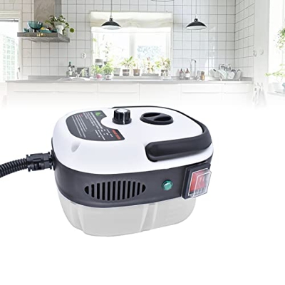 MSFE limpiador de vapor de alta presión,máquina de limpieza con vapor Portátil 2500W,900ML Limpiador de Vapor con cabezal de cepillo,para Limpieza de 