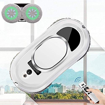 GMUJIAO Ventana Inteligente Robot De Limpieza con Control Remoto Y Detección De Bordes, para La Limpieza De Vidrio, Aspiradora Robótica Robot por Lava
