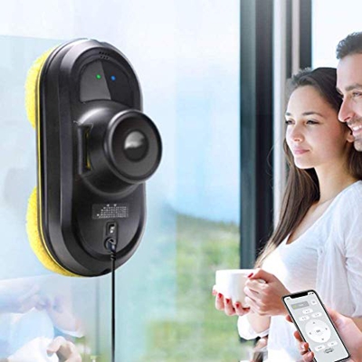 GMUJIAO Limpieza De Ventanas, Smart Cleaner Ventana De Robótica, Anti-caída Automático Remoto Robot Aspiradora Inteligente, Vidrio Velocidad De Limpie