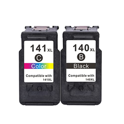 BAQU PG-140XL CL-141XL Compatilble 140xl 141xl Cartucho de Tinta Reemplazo para Canon PIXMA MG3610 MG2610 MG3510 MG3110 MG3210 MG474 1 Group precio