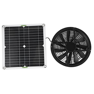 Equipo de la fan del panel solar, ventilador de escape redondo de la ventilación del soporte de la pared del proyecto de la ventilación de enfriamient