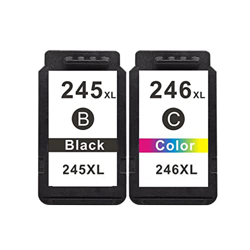 BAQU PG-245XL CL-246XL Cartucho de Tinta Compatille para Canon PIXMA MG2420 MG2520 MG2520S MG2522 MG2924 MG3020 MG3022 IP2820 Printers 1 Set en oferta