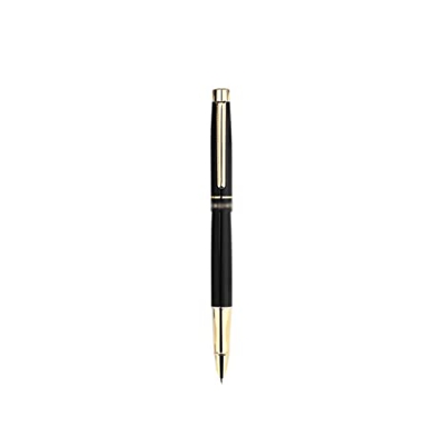 YXWJ Pluma Estilográfica caligrafia Pluma estilográfica de Metal Punta Fina 0,38mm Pluma estilográfica de Escritura Suave Mordern Classic Pluma de cal