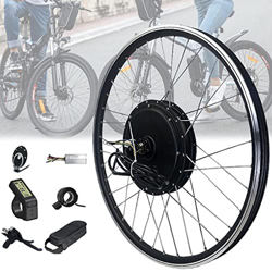 Kit de ConversióN de Bicicleta EléCtrica Rueda Trasera,48v500/1000/1500w Kit de Motor de Engranaje Sin Escobillas,Kit de Rueda de Bicicleta EléCtrica  características