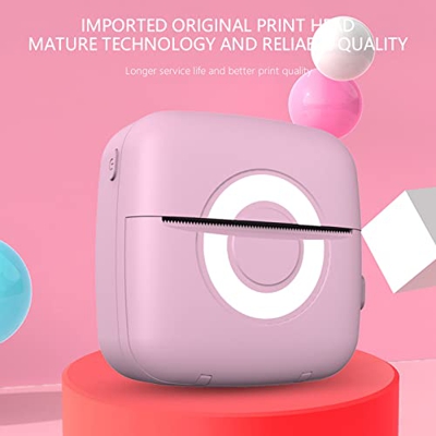 #o31pKG Mini Printe-R Pegatina Makerbluetooth Impresión-R portátil inalámbrico Máquina Térmica Impresión-R para Notesphotosticky, Rosa#l0si10, M