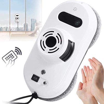 GMUJIAO Limpieza De Ventanas Robot Vidrio Inteligente Robot De Limpieza con Lavadora Aplicación Y Control Remoto Accionado, Robot Automático De Limpie