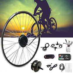TOOJUN Kit de conversión de Bicicleta eléctrica de 250w, Rueda Trasera Delantera de 26 Pulgadas, Kit de conversión de Motor de Cubo eléctrico de 36V/4 precio
