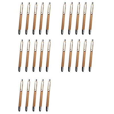 BEEOFICEPENG 25 Piezas Material Escolar y de Oficina LáPiz óPtico de Silicona Suave Conductora BolíGrafo RetráCtil Pluma EstilográFica Sostenible