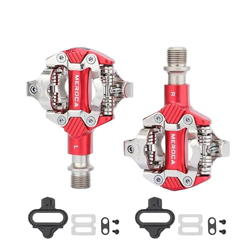 Peri Vallon Pedales de Bicicleta MTB de Mantenimiento de Meroca Autohebro de Aluminio con Clips Pedal Doubleide SPD Piezas de Bicicleta Ultralight (Co características