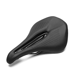 MTB Road Bike Widen Asiento de Bicicleta Sillín Transpirable Triatlón Racing Bike Ride Mountain Saddle Soft Carbon Fiber 257g Cojín (Color : 2) características