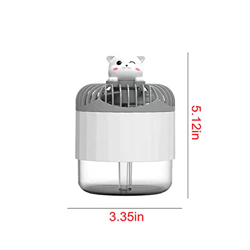 MasterUnion #jp906C Misting Mini Ventilador Portátil Personalizado Cool-Ing Humidificador Ventilador Silencioso USB o Recargable Adecuado para el Hoga en oferta