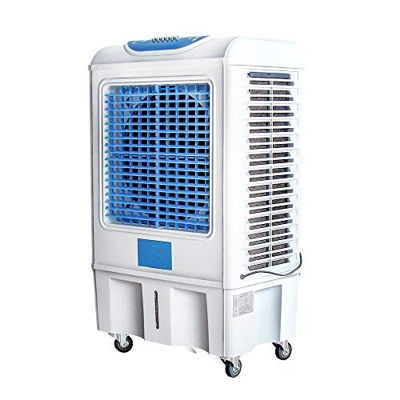 Enfriador evaporativo portátil con Ventilador de Torre y Aire Acondicionado y humidificador, Ventilador de Aire Acondicionado móvil con 3 velocidades 