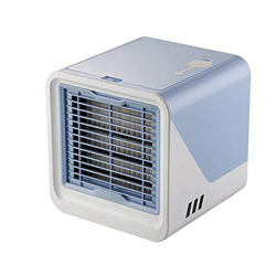 Mini enfriador de aire, aire acondicionado, enfriador de escritorio pequeño portátil, ventilador USB, humidificador, purificador con ventilador de esc características