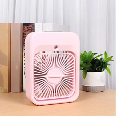 MasterUnion #mKc1sB Ventilador portátil de aire acondicionado Fanmini silencioso USB escritorio Fanevapoair enfriador con 3 velocidades fuerte viento,