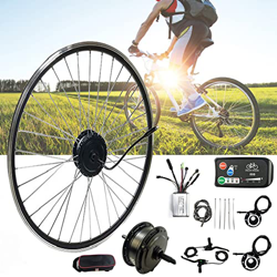 TOOJUN Kit de conversión de Bicicleta eléctrica 36V/48V 250w Rueda Trasera Delantera de 26 Pulgadas con LED880 Meter Kit convertidor de Bicicleta eléc en oferta