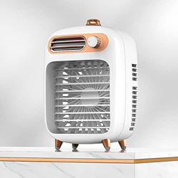 MasterUnion #gXNU04 Ventilador portátil de aire acondicionado Fanmini silencioso USB escritorio Fanevapoair enfriador con 3 velocidades fuerte viento, características