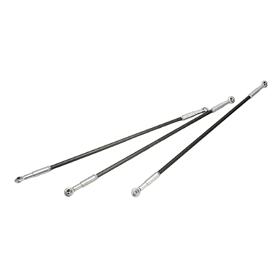Zunate Kit de Varilla de Impresora 3D de 3 Uds, Poste de Impresora 3D de Fibra de Carbono de 290mm/11,4 Pulgadas 3mm, Reemplazo de Biela de Tracción d