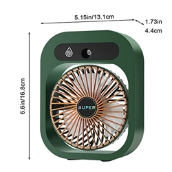 MasterUnion # 27KF8l aire acondicionado portátil USB cargable personal mini aire acondicionado con 3 velocidades con humidificador para la oficina en  precio