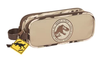 Safta-Portatodo Doble Jurassic World Dominion 21X8X6Cm, Multicolor (812263513)