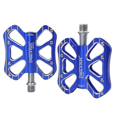 Peri Vallon Pedales de Bicicleta Aluminio ultralumno 3 Rodamientos sellados Road BMX MTB Pedales no deslizantes Pedales de Bicicleta Impermeables (Col