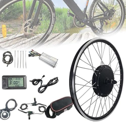 GAOMIN Kit de ConversióN de Bicicleta EléCtrica de 48V Y 1000W,Kit de ConversióN de Motor de Bicicleta EléCtrica de Rueda Delantera/Trasera,con Instru en oferta