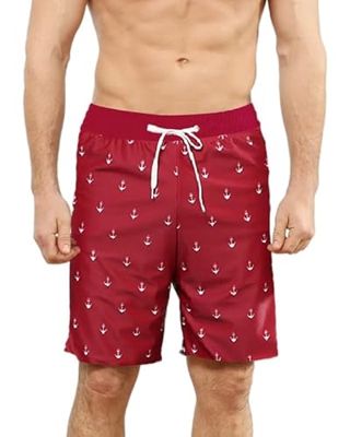 Kouric Bañadores Dad Bañadores Hombres Pantalones Largo Hombre Deporte para Natación de Secado Rápido Adapto para Las Vacaciones y Playa Surf Corriend