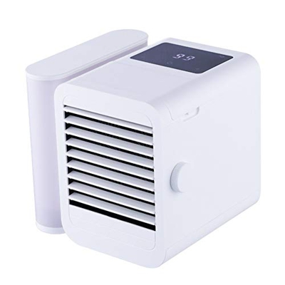 Aire Acondicionado, Ventilador Enfriador de Aire portátil, humidificador evaporativo de Escritorio USB 3 en 1, purificador, Ventilador de refrigeració