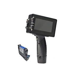 YTCYKJ Impresora inyección Tinta portátil Impresora 25,4 mm Código Lote Barras QR Número Fecha Variable Logotipo Etiqueta Fecha caducidad Impresora in en oferta