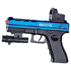 2020 Última bola de gel Blaster Gun Gun Glock con revista de tambor automático eléctrico Splatter Ball pistola pistola con gafas de protección y 30000 en oferta