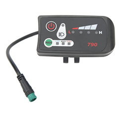 Tatiy Pantalla LED de Bicicleta Eléctrica, Pantalla de Potencia de Bicicleta Eléctrica de 24V 36V 48V con Enchufe Macho 5P, Accesorio de Modificación  en oferta