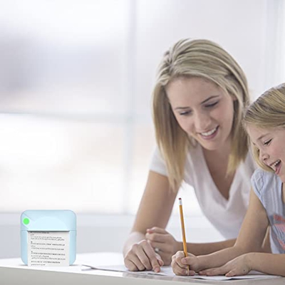 MasterUnion # 35KKuK Mini impresora fotográfica de bolsillo - Impresora térmica portátil-R Bluetooth etiqueta Memo recibo etiqueta instantánea Printe-