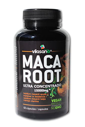 VILASANA Maca Root 15.000MG NO GMO,60 cápsulas veganas RAÍZ DE MACA ALTA POTENCIA precio