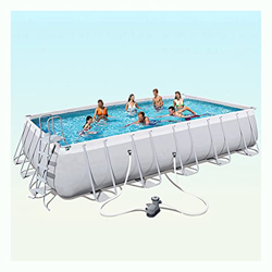 DXIUMZHP Piscinas Desmontables Piscina Elevada Piscina con Soporte para El Hogar, 24 Pies, Piscina Infantil Exterior para Adultos En Verano, Apto para precio