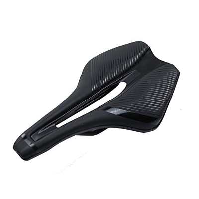 Samnuerly Asiento de Bicicleta, sillín de Bicicleta sillines cómodos y Transpirables para Bicicleta de montaña MTB, Bicicleta de Carretera 245MM * 143