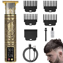 Maquina Cortar Pelo, Cortapelos Hombre Profesional, Recortadora Eléctrica Maquina de Afeitar con LED Pantalla,Carga Rápida USB Inalámbrica Cortador de precio
