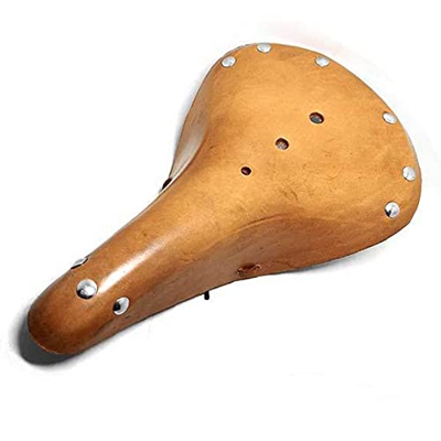 Samnuerly Sillín de Bicicleta Asiento Cojín Bicicleta 3 Resorte Asiento de Choque Ciclismo Asiento de Bicicleta Ciclismo Reemplazo Retro Vintage,B